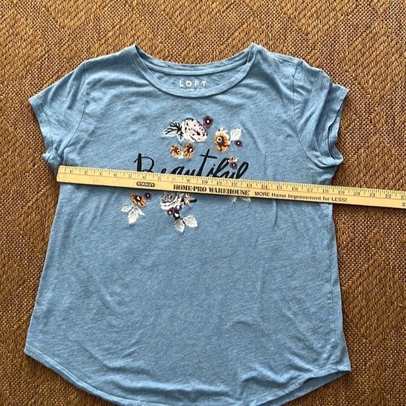 Loft Vintage Soft beautiful embroidered flowers size M - Picture 4 of 6